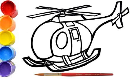 Helikopter mempunyai kelebihan dari pesawat udara lainnya. Cara Menggambar dan Mewarnai Helikopter untuk anak-anak ...