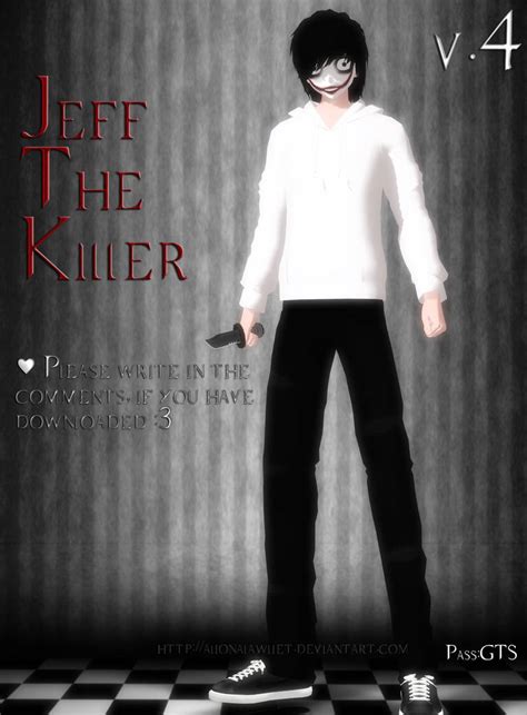Mmd Dl Jeff The Killer Ver4 By Alisato On Deviantart