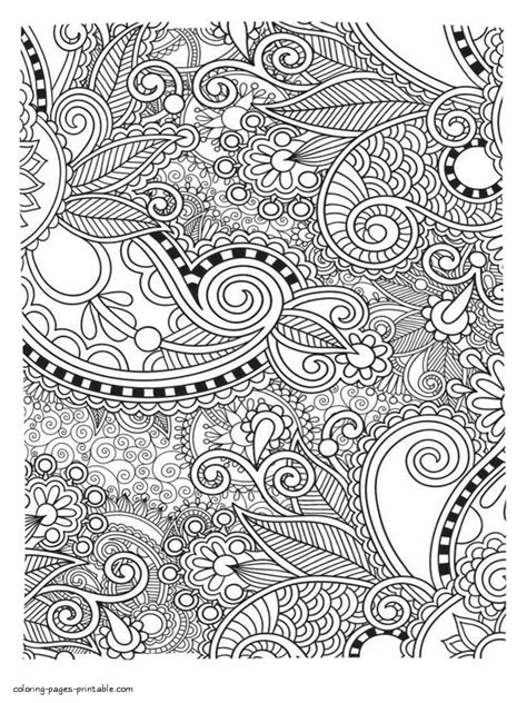 Free Abstract Coloring Pages For Adults Printable Printable Templates