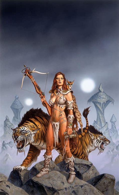 The Survivors Clyde Caldwell Online Scifi Fantasy Art Fantasy Images Fantasy Art Women