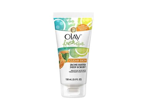 Olay Fresh Effects Clear Skin Acne Hater Deep Scrub Salicylic Acid 5