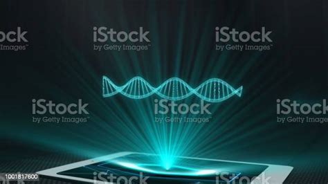 Dna Projection Futuristic Holographic Display Phone Tablet Hologram