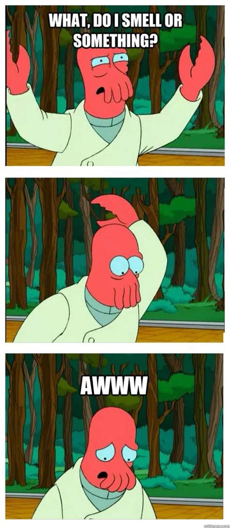 Zoidberg Futurama What Do Smell Or Something Futurama Science