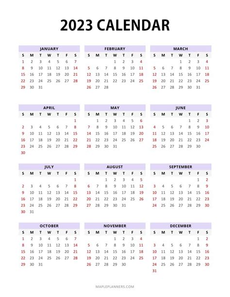 2023 Calendar Printable Portrait Blank Calendar Printable 2023