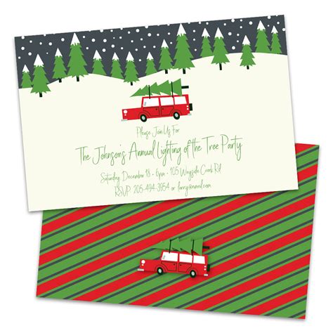Shop for christmas & holiday cards in personalized holiday cards. Personalized Christmas Tree Holiday Party Invitation - Walmart.com - Walmart.com