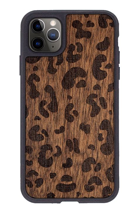 Cheetah Print Cheetah Phone Case Wood Phone Case Chic Etsy