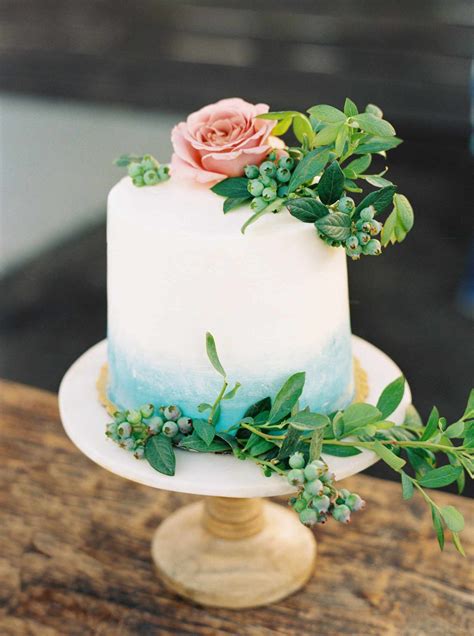 The Prettiest Ombré Wedding Cakes For Couples Who Love Color Martha