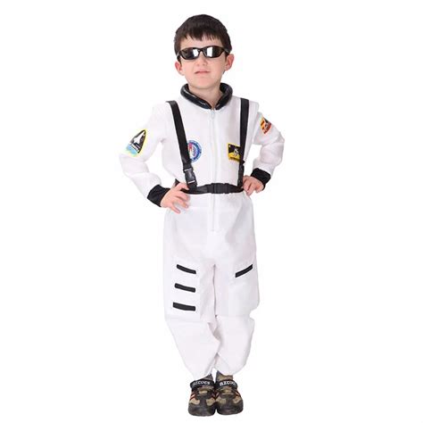 Child Kids Astronaut Costume Spaceman Fancy Dress Outfit Uniform