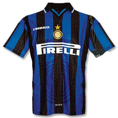 Retro Inter Milan Home Football Shirt 9798 Soccerlord