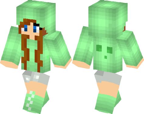 Slime Girl Minecraft Skin Minecraft Hub