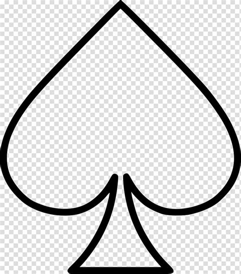 Ace Of Spades Drawing Ace Card Transparent Background Png Clipart