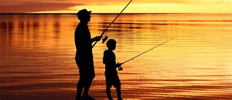 Imgs For Father And Son Fishing Silhouette Silhueta De Peixe