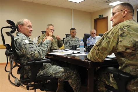 Chairman Receives Update From Commanding General Us Forces