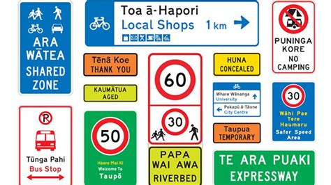 How New Zealands Plan For English And Te Reo Māori Road Signs Took An