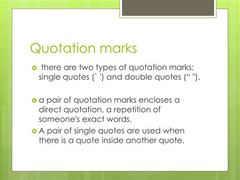 Ppt Quotes And Quotation Marks Powerpoint Presentation Free Download