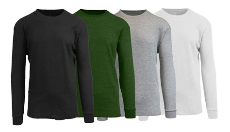 gbh men s thermal crew neck shirt 4 pack