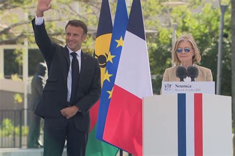 VIDEOS Emmanuel Macron en Nouvelle Calédonie les directs de la