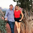 WWE Hall of Fame Diva Torrie Wilson with her new husband Justin Tupper ...