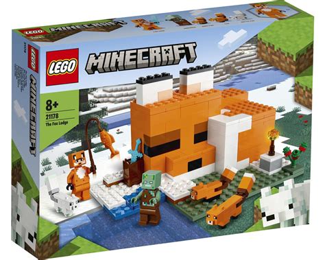 Lego Minecraft The Fox Lodge Set Leg21178 Hobbytown