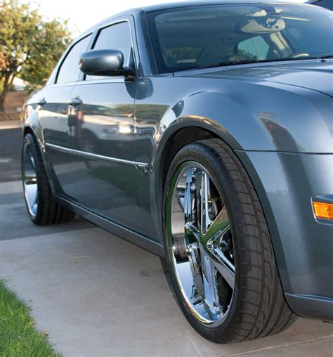 Chrysler 300 Srt 8 W Kmc Wheels And Staggered Wheel And Tire Packages