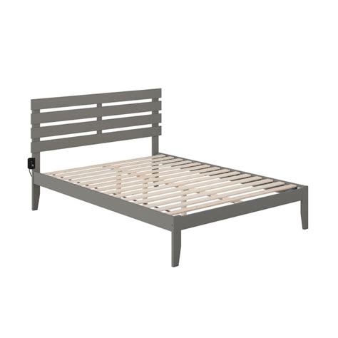 Afi Furnishings Oxford Grey Queen Wood Platform Bed In The Beds