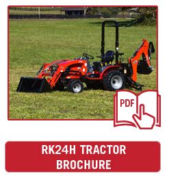 Machine comes with the saddle tanks and also has trimble auto steer system. RK24 Series Tractors | RK Tractors