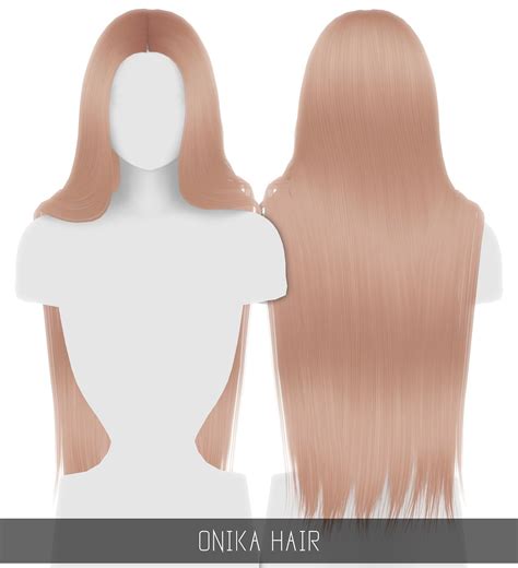 Simpliciaty Onika Hair Sims 4 Hairs Sims Sims Hair Sims 4