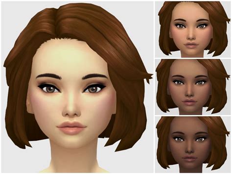 Sims 4 Default Skin Replacement In 2021 Sims 4 Skin Maxis Match