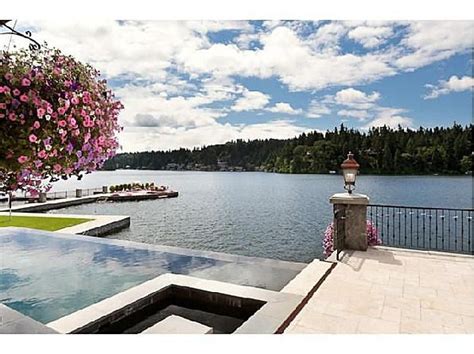 Lakefront Oregon Mansion Lake Oswego Lakefront Lake