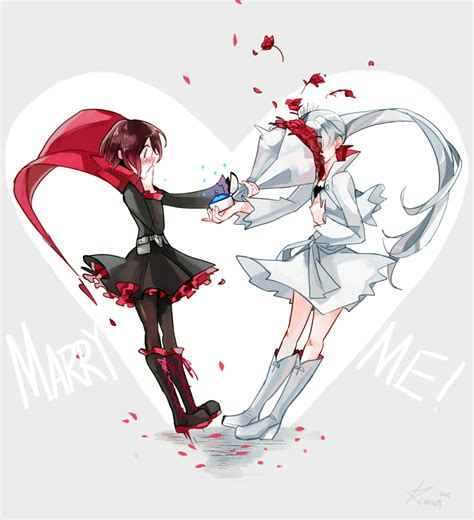 Ruby Rose And Weiss Schnee Rwby Drawn By Kumabloodycolor Danbooru
