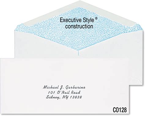 Columbian Co128 Business Envelopes Security No 10 4 1 8 Inch X9 1 2 Inch 500 Bx We