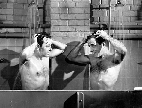 Hit The Showers George Raft And Humphrey Bogart Share A Prison Shower Together Classical