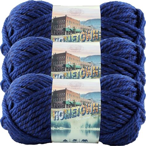 Amazon.com: Lion Brand Yarn Hometown Yarn, Bulky Yarn, Yarn for