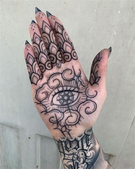 A Persons Hand With An All Seeing Tattoo On It