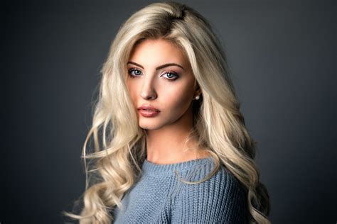Wallpaper Face Women Model Blonde Long Hair Singer Closeup