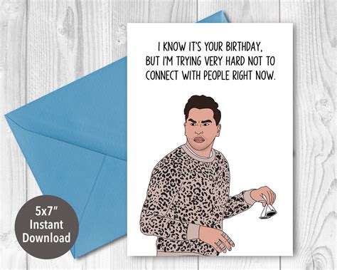 Schitts Creek Birthday Card Etsy