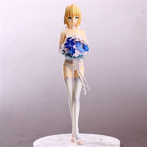 Anime Fatestay Night Saber 10th Anniversary Wedding Dress Pvc Figure Collection Ebay