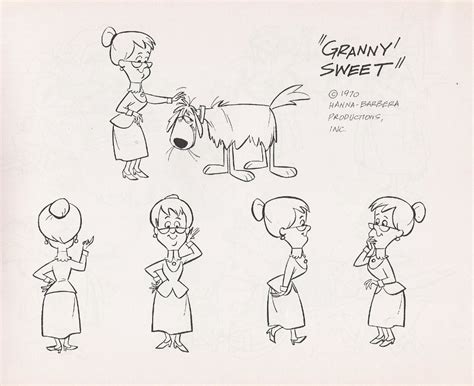 Granny Sweet From Precious Pupp Model Sheet 1970 Kerry Flickr 80s