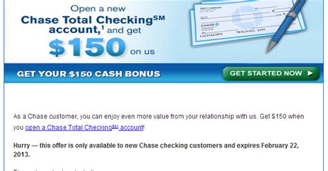 We did not find results for: Green Espirit: Chase Checking $150 Bonus for new Chase Checking Customer