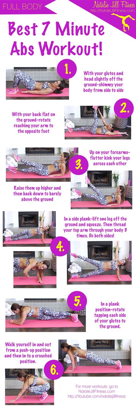 7 Minute Abs Here You Go 7 Minute Ab Focused Workout Save It Or Re