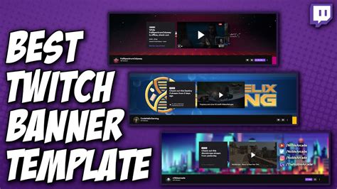 Twitch Banner Size Template
