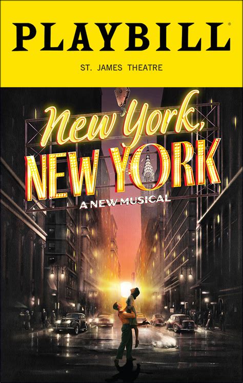 New York New York Broadway St James Theatre 2023 Playbill