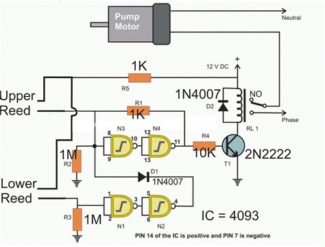 Electronics Projects Electronic Water Pressure Switch Circuit