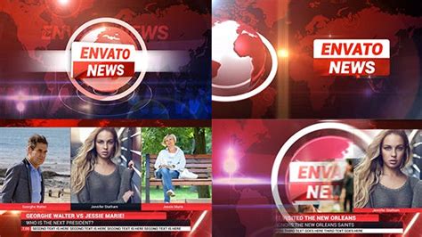 News Broadcast Package – Videohive 18650539 - Free After Effects Templates