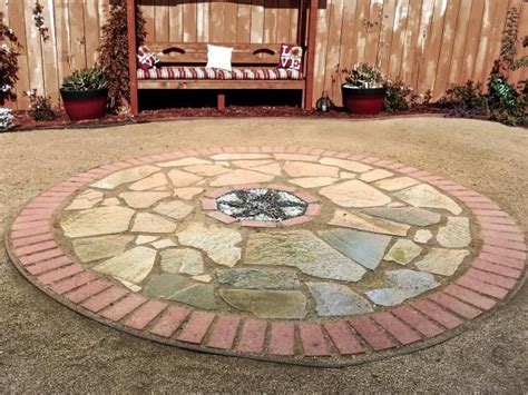 Attractive and ingenious deck and patio ideas and designs also contribute to the overall landscaping the pebbles pocket combined with the light, weathered wood flooring gives a zen and beachy vibe. How to Make a Brick and Flagstone Patio With a Pebble ...