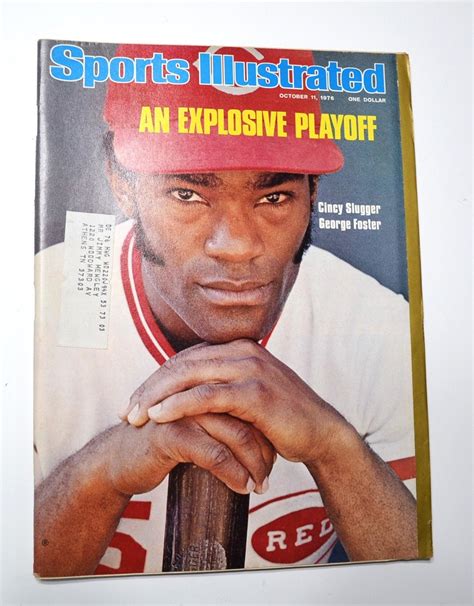 Vintage Sports Illustrated Magazine George Foster Baseball Etsy