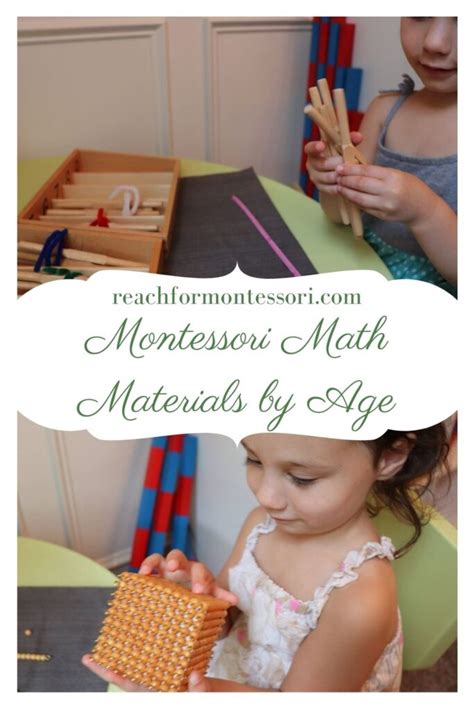 List Of Montessori Math Materials By Age — The Montessori Minded Mom