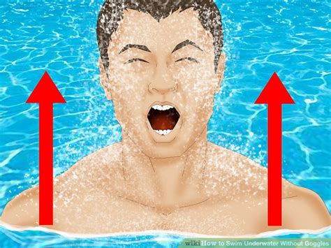 How To Swim Underwater Without Goggles 15 Steps With Pictures