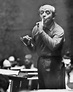 Conductor Eugene Ormandy Rehearsing Symphony Editorial Stock Photo ...