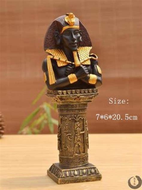 Resin Egyptian Pharaoh Bust Statues Resin Crafts Egyptian Pharaohs